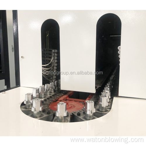 Pure water bottle semi automatic blow molding machine